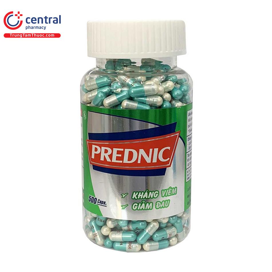 [CHÍNH HÃNG] Thuốc kháng viêm Prednic - Lọ 500 viên