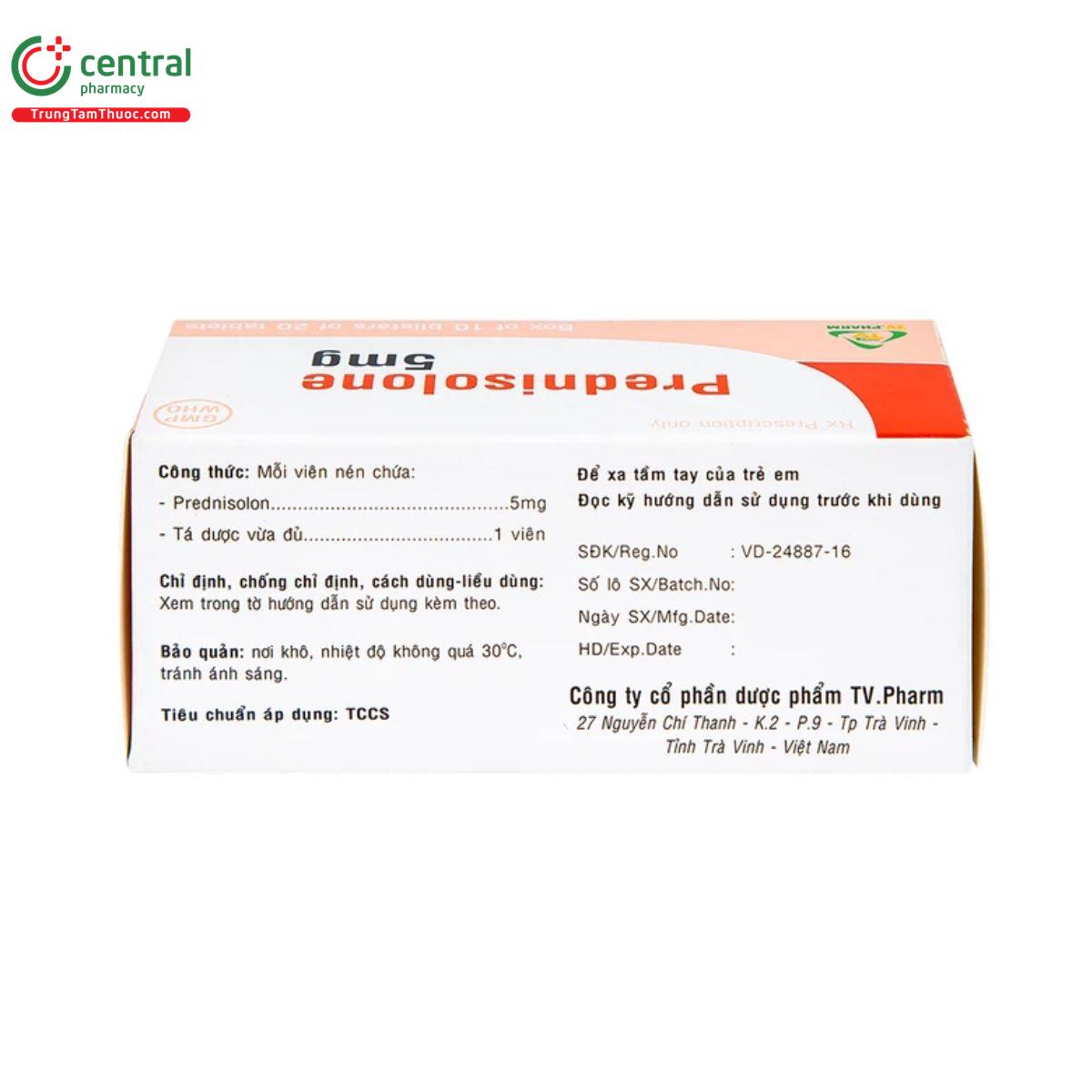 prednisolone 5mg tvpharma 4 K4061