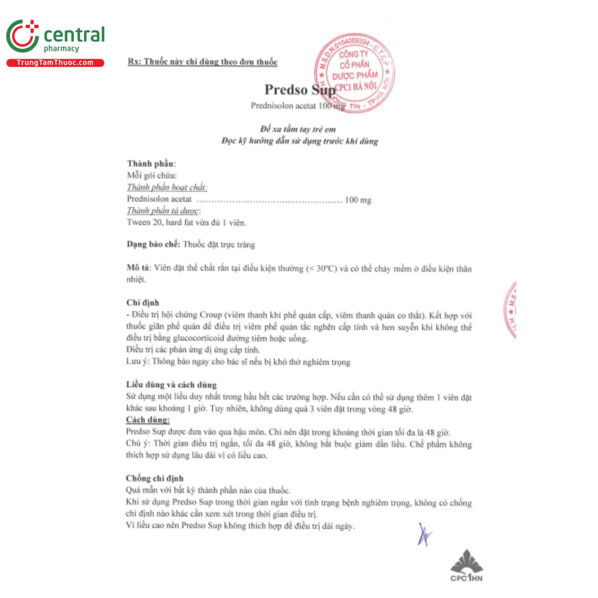 predso sup 100mg 4 A0162