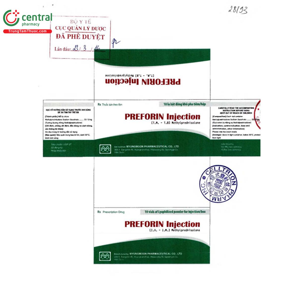 preforin injection 40mg 3 R7588 preforin injection 40mg 3 R7588
