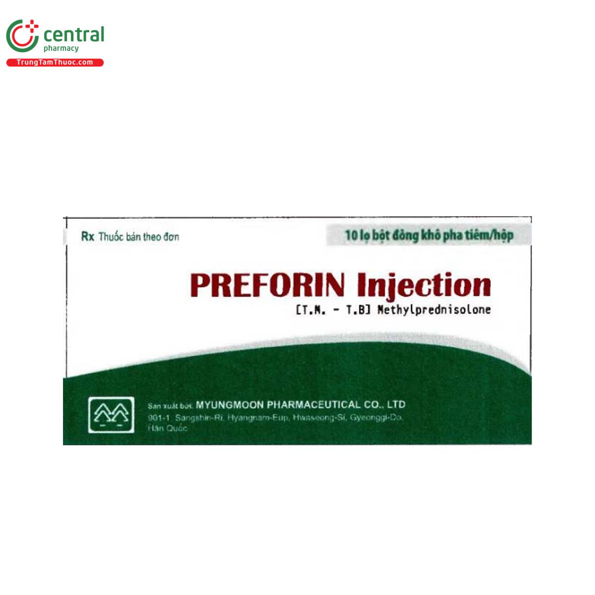 Thuốc Preforin Injection điều trị viêm khớp dạng thấp, lupus ban đỏ