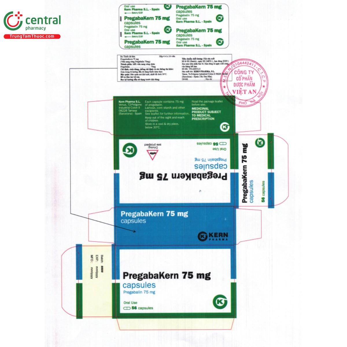 pregabakern 75mg 4 F2088