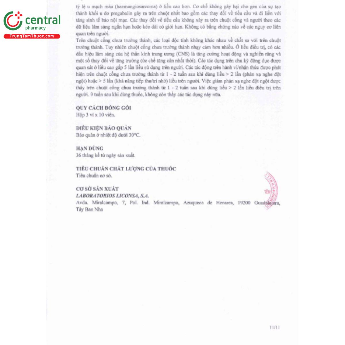 pregabalin 25mg liconsa 19 D1786 pregabalin 25mg liconsa 19 D1786