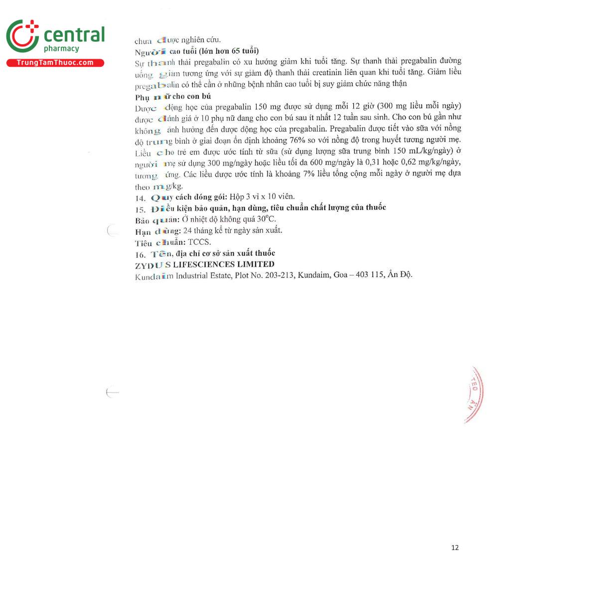 pregaviet 50mg 14 Q6667