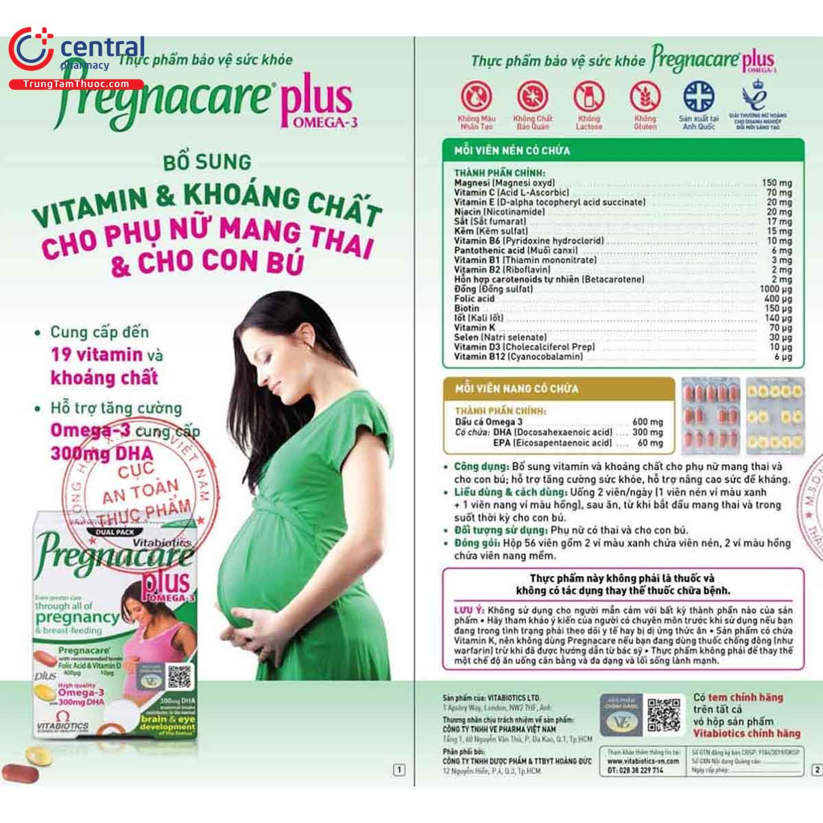 pregnacare plus omega 3 13 T8520