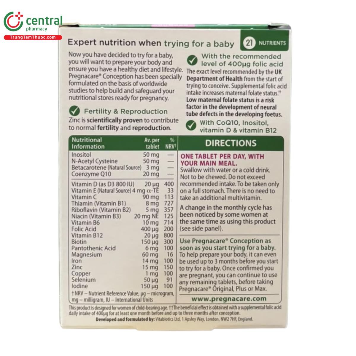 pregnacare5 U8206 pregnacare5 U8206