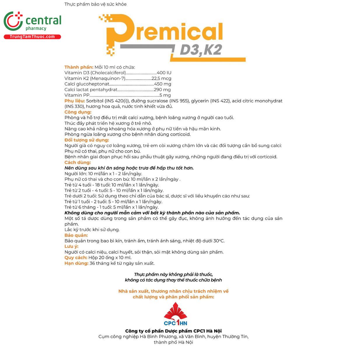 premical d3k2 9 O5630 premical d3k2 9 O5630