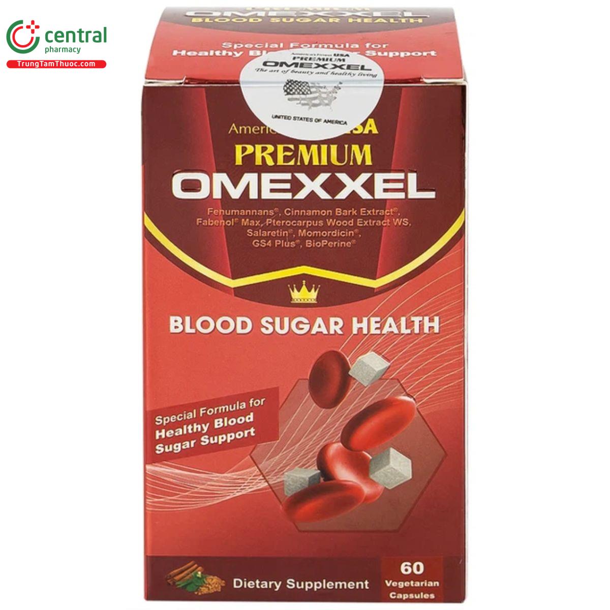 premium omexxel blood sugar health 166 N5111