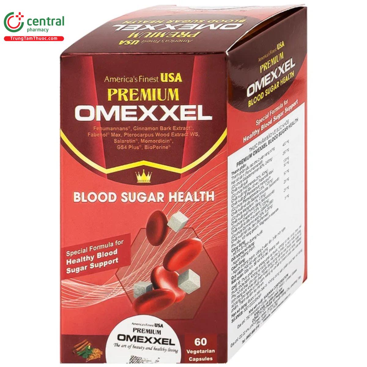 premium omexxel blood sugar health 188 I3452