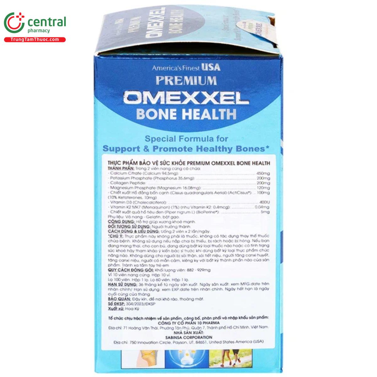 premium omexxel bone health 4 L4113