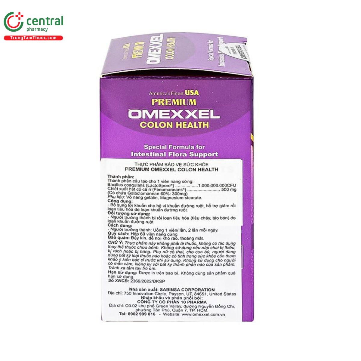 premium omexxel colon health 6 M4377