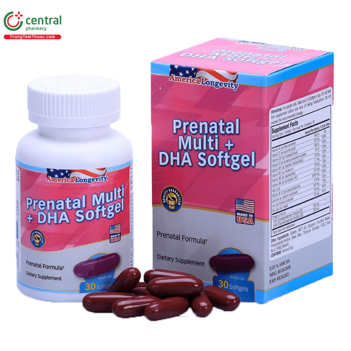 prenatal multi dha softgel 1 V8320