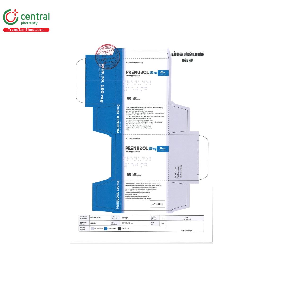 prenudol 150mg 2 Q6834 prenudol 150mg 2 Q6834