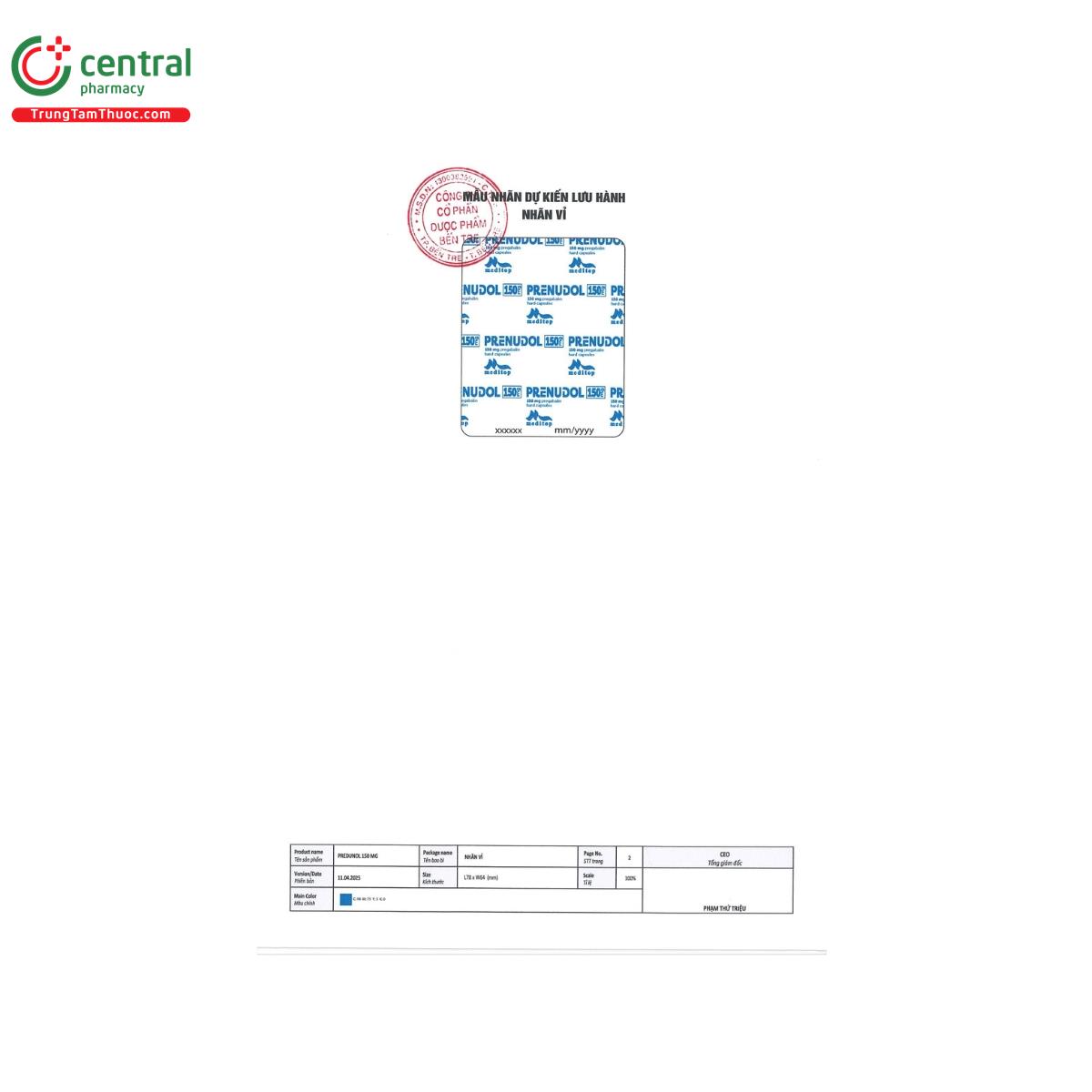 prenudol 150mg 3 M5352 prenudol 150mg 3 M5352