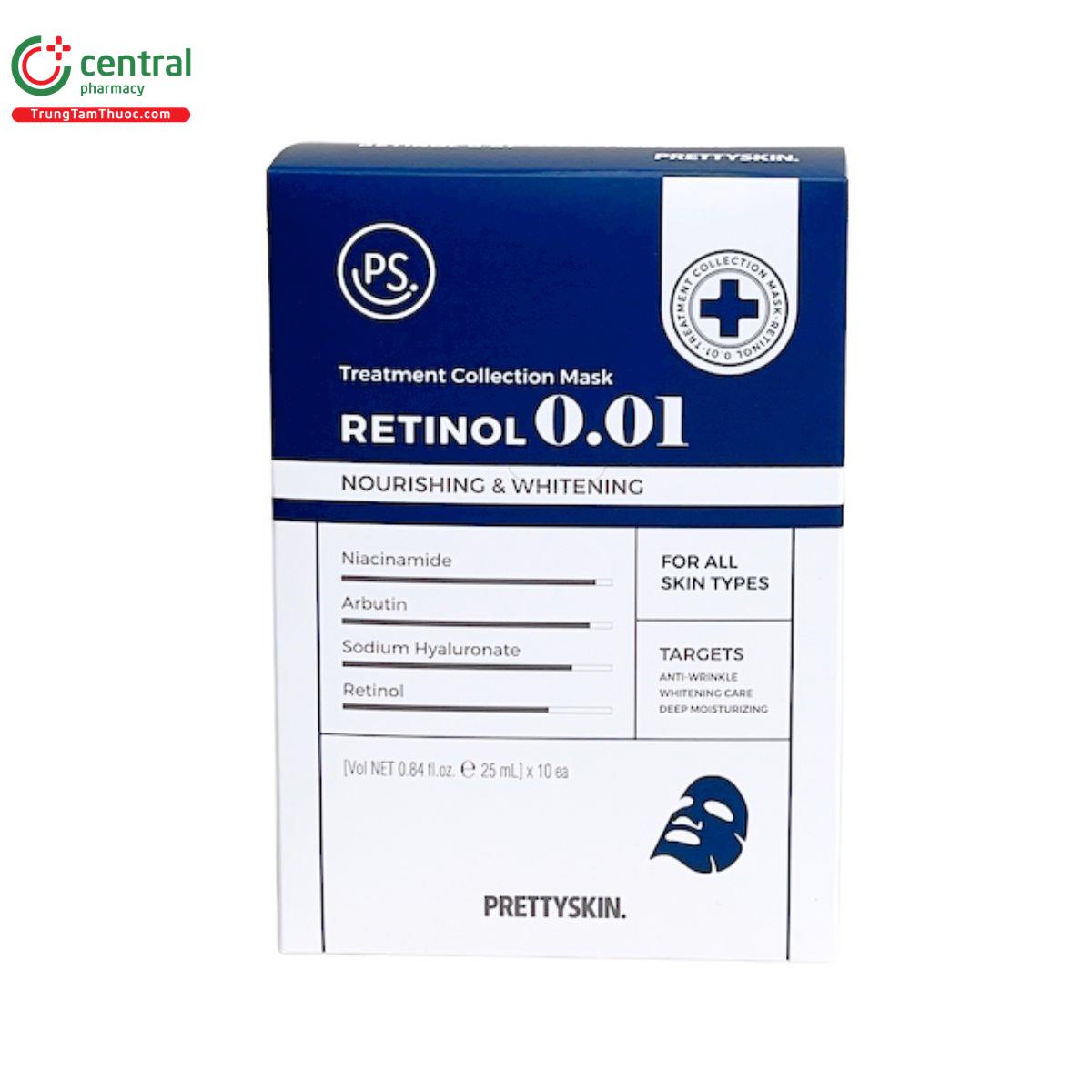 prettyskin treatment collection mask retinol 0 01 3 O5351 prettyskin treatment collection mask retinol 0 01 3 O5351