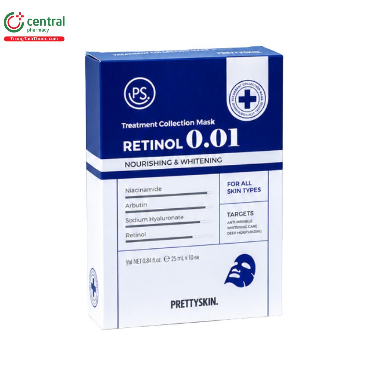 prettyskin treatment collection mask retinol 0 01 5 J4701 prettyskin treatment collection mask retinol 0 01 5 J4701