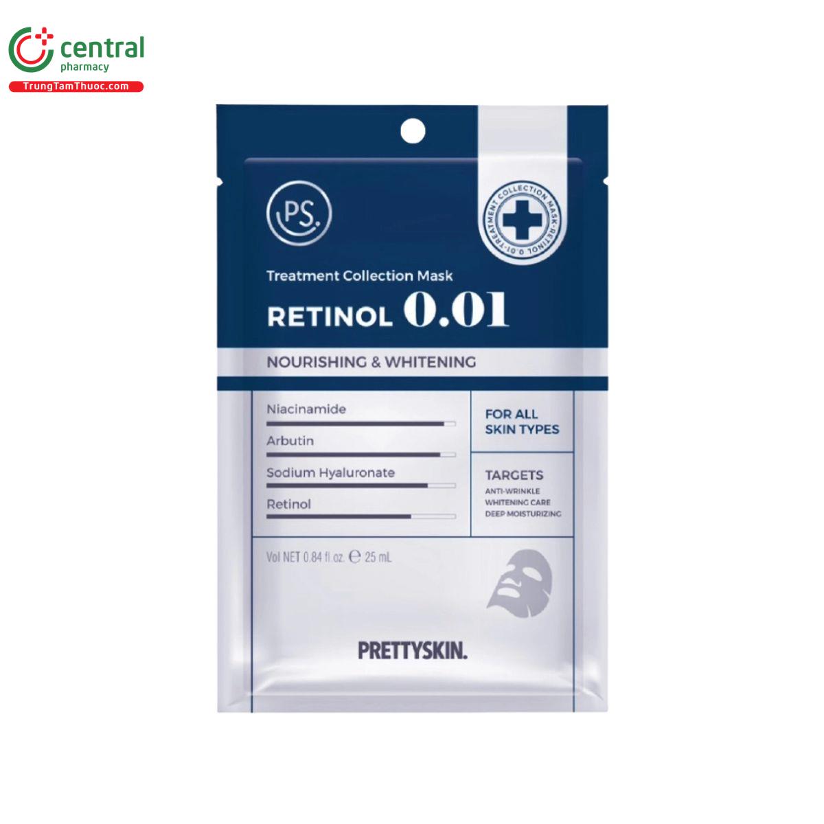 prettyskin treatment collection mask retinol 0 01 6 C0252 prettyskin treatment collection mask retinol 0 01 6 C0252