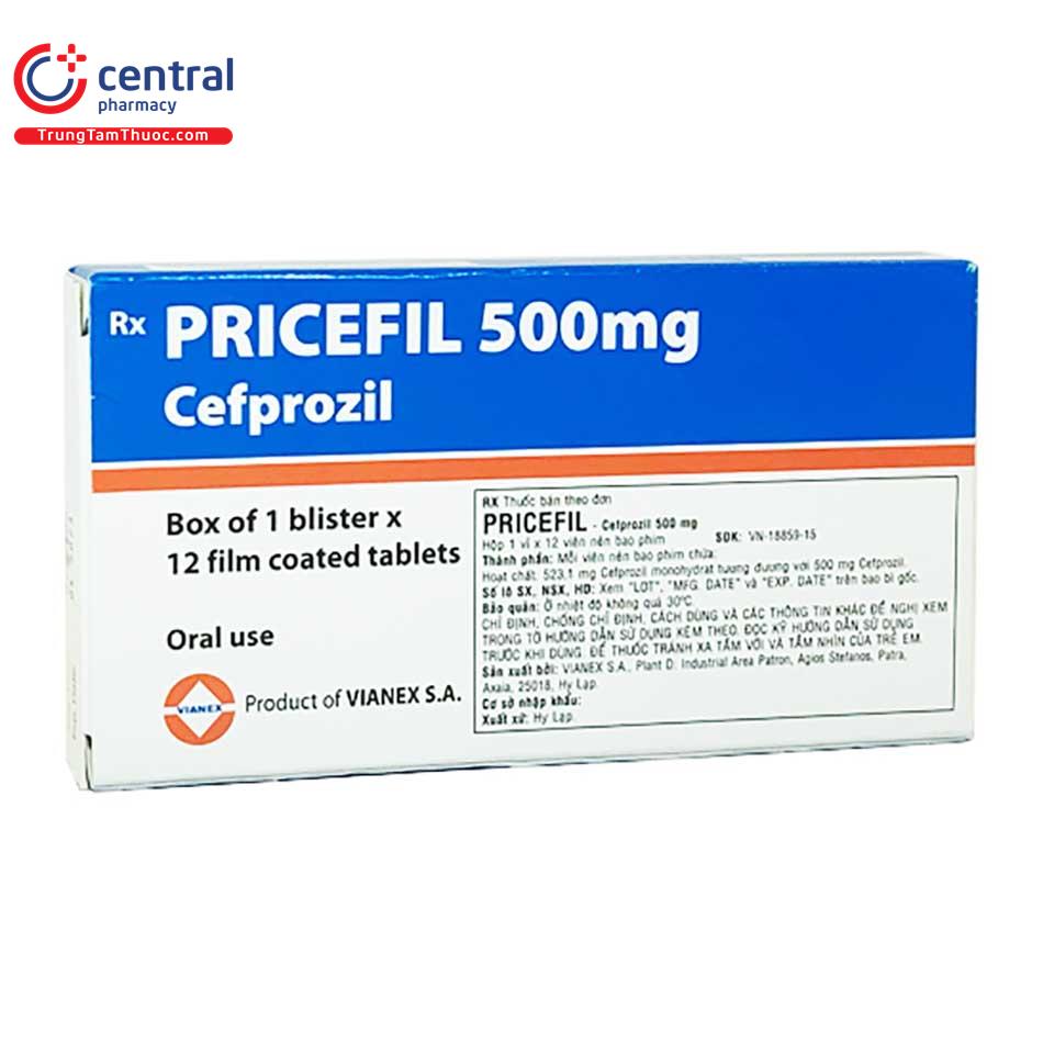 pricefil 500mg 1 Q6538