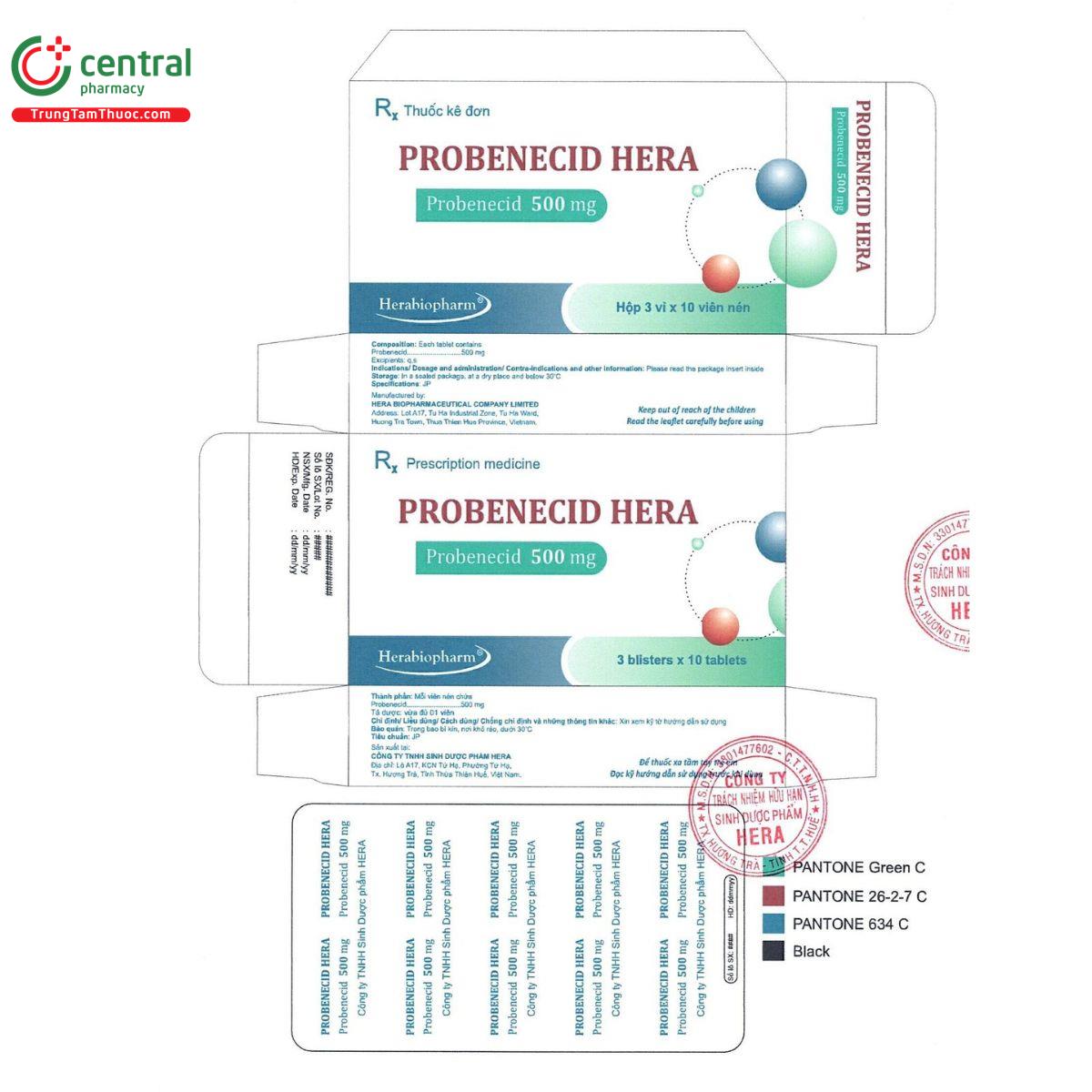 probenecid hera 500mg 2 I3886 probenecid hera 500mg 2 I3886