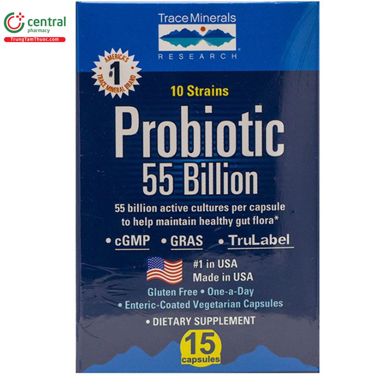 probiotic 55 billion traceminerals 6 F2715