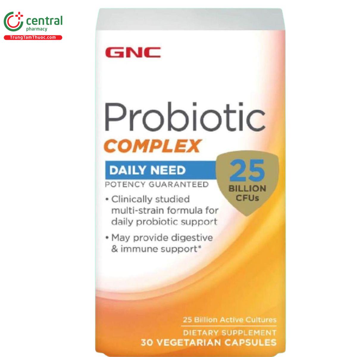 probiotic complex 25 billion cfus 4 O5685 probiotic complex 25 billion cfus 4 O5685