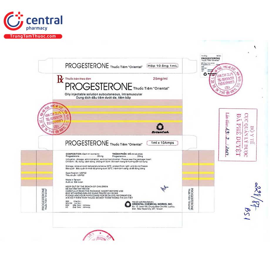 progesterone injection oriental 2 P6860