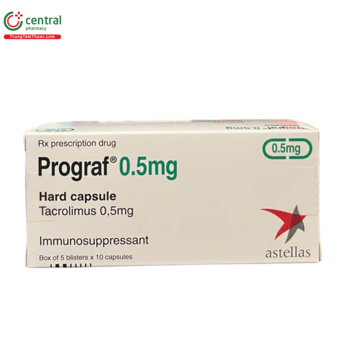 [CHÍNH HÃNG] Thuốc Prograf 0.5mg - Thuốc chống thải ghép tạng