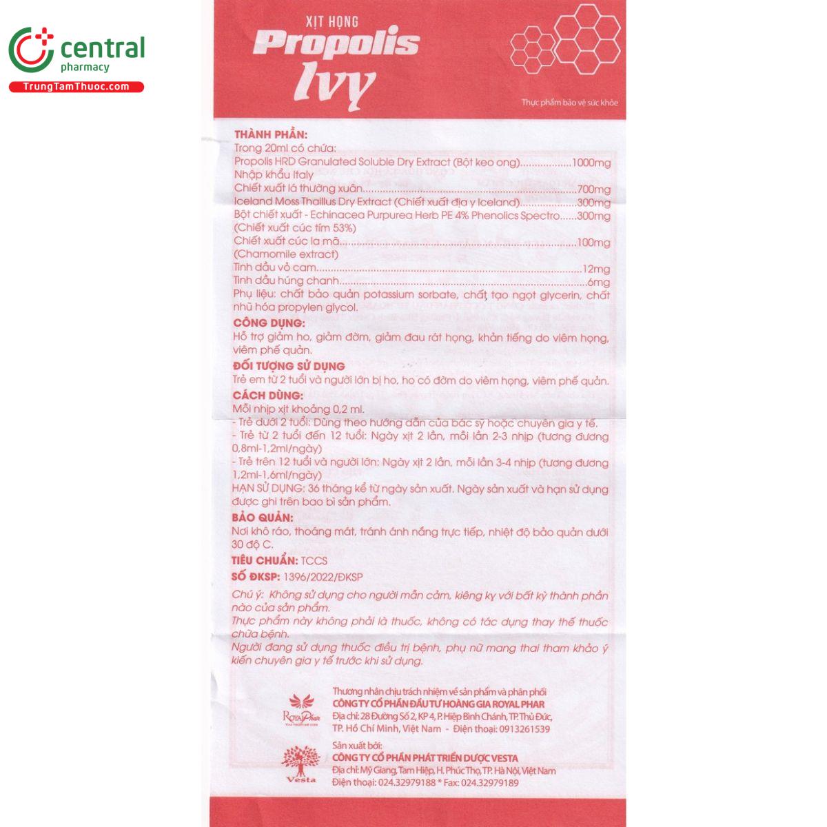 propolis ivy royal care 1 N5666 propolis ivy royal care 1 N5666