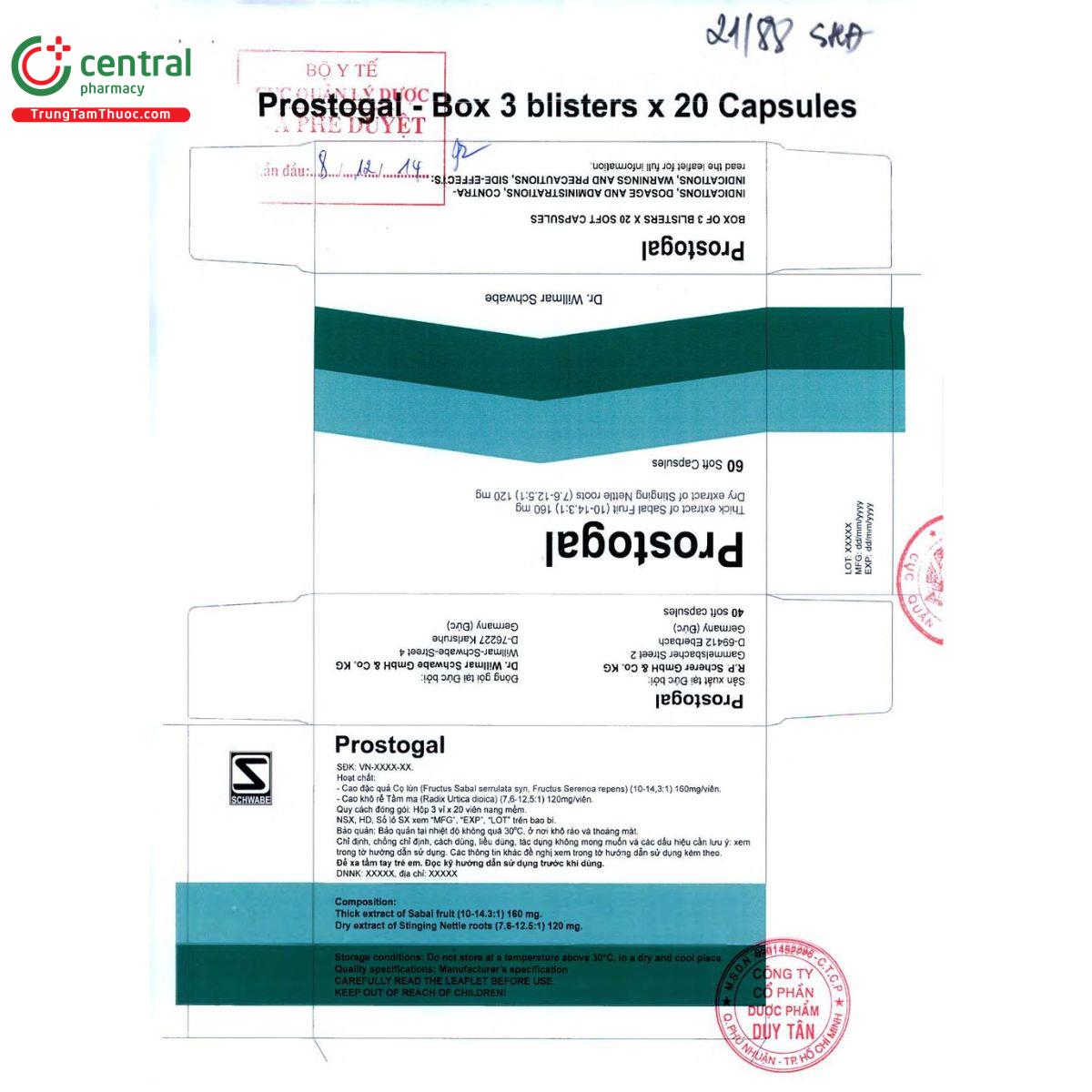 prostogal 1 T8821 prostogal 1 T8821