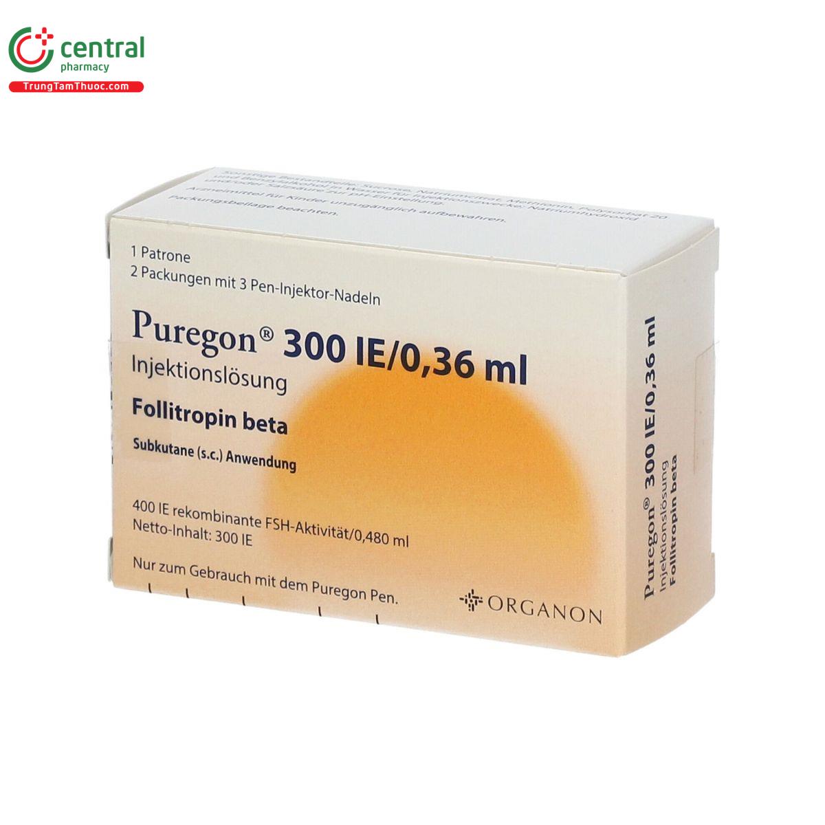 puregon 300iu 036ml 3 G2236