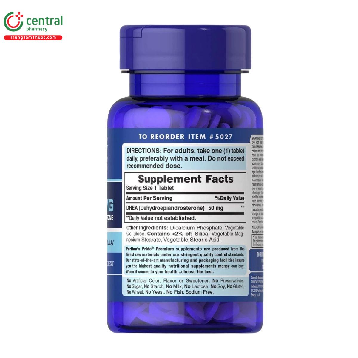 puritan s pride dhea 50mg 2 H3267