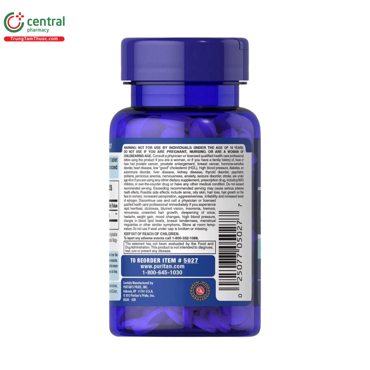 puritan s pride dhea 50mg 4 U8531