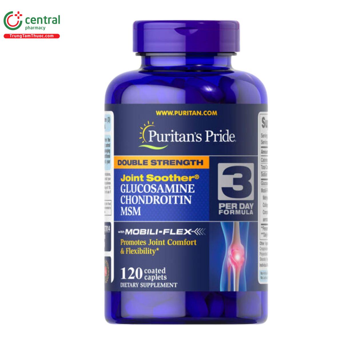 Thuốc bổ khớp của Mỹ Puritan's Pride Double Strength Glucosamine ...