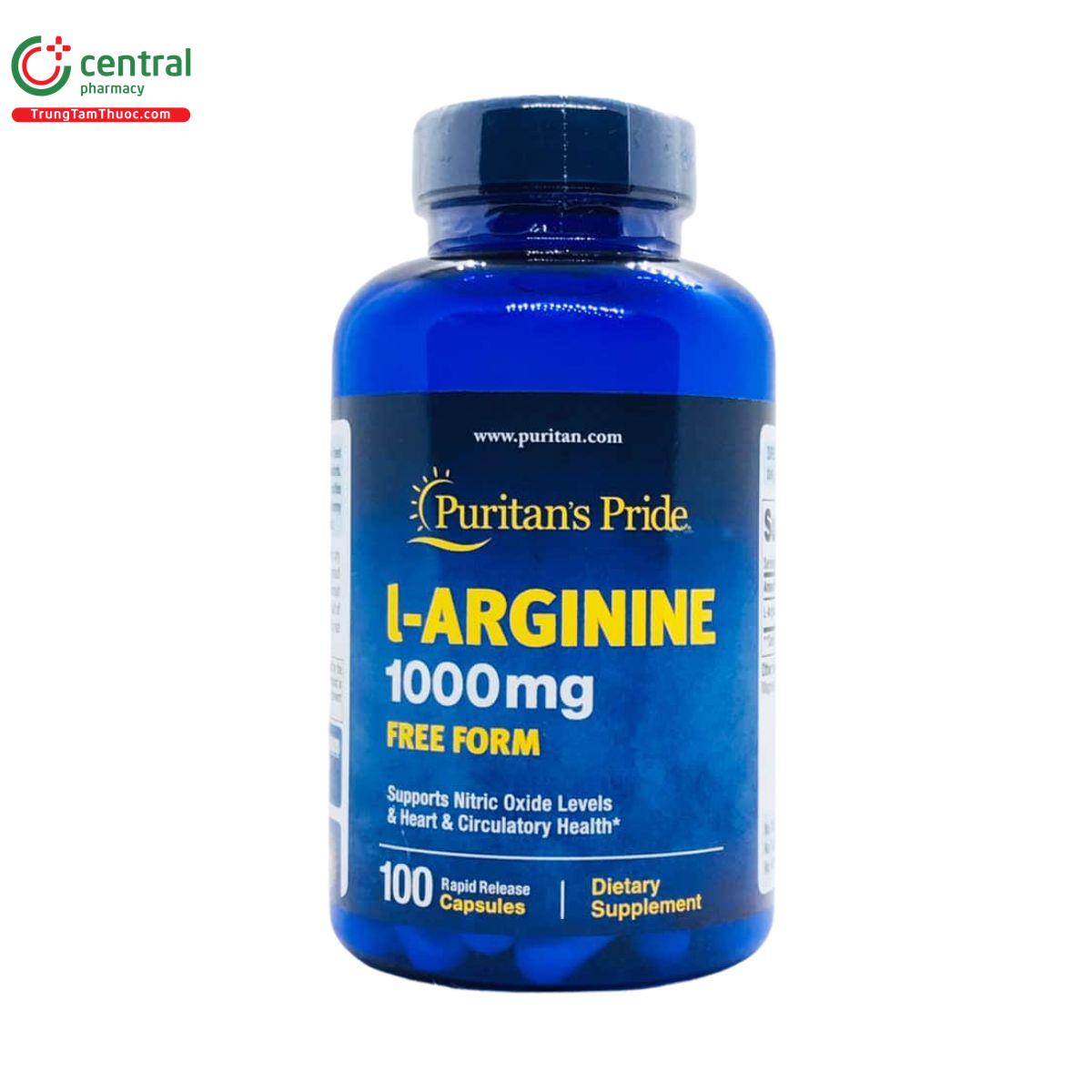puritans pride l arginine 1000mg 1 G2587