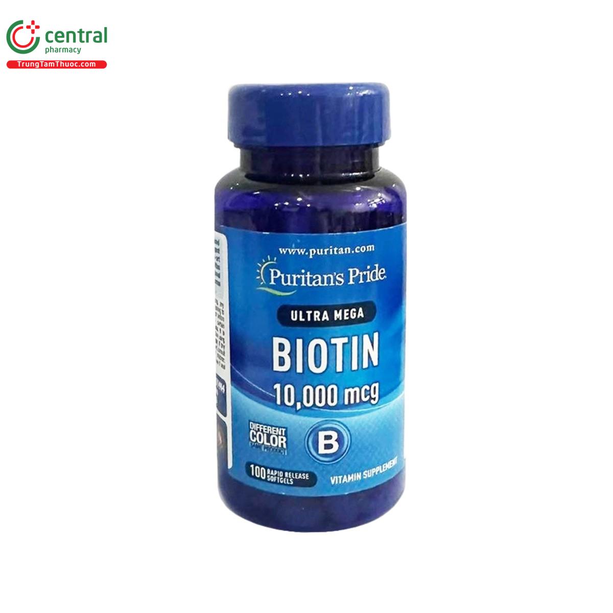 puritans pride ultra mega biotin 10000 mcg 3 T8683