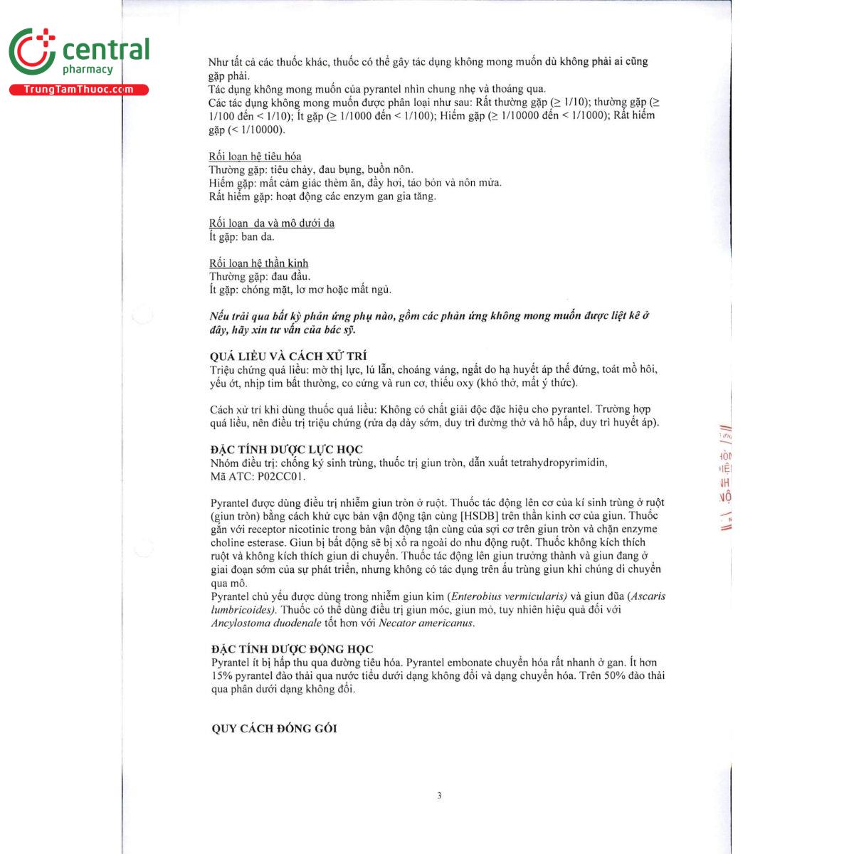 pyrantelum medan 250mg 5ml 4 D1460