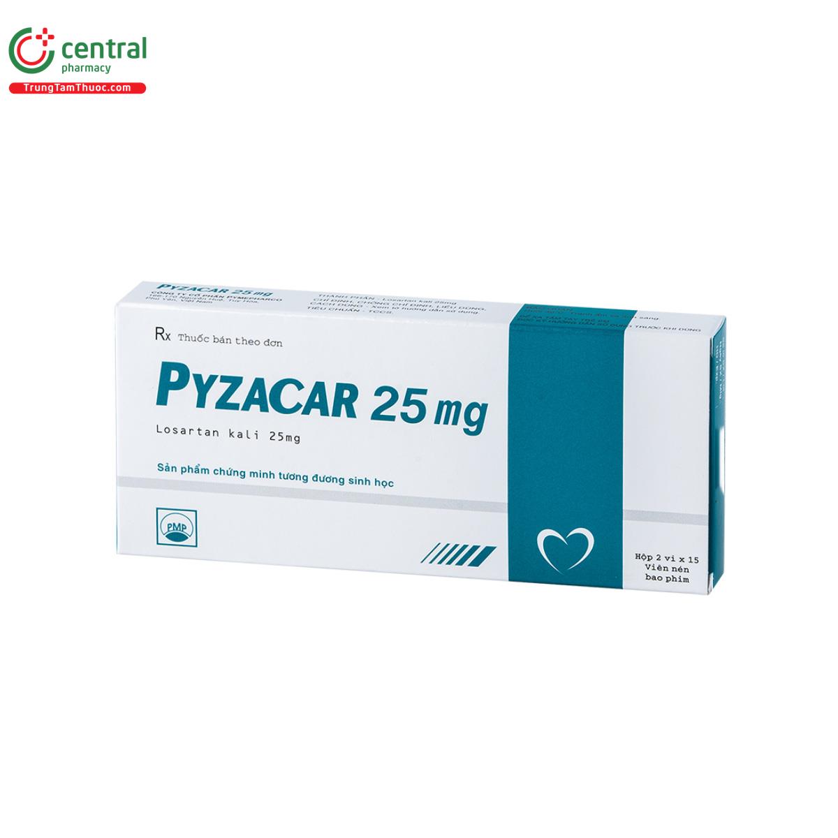 pyzacar 25mg 4 H3834