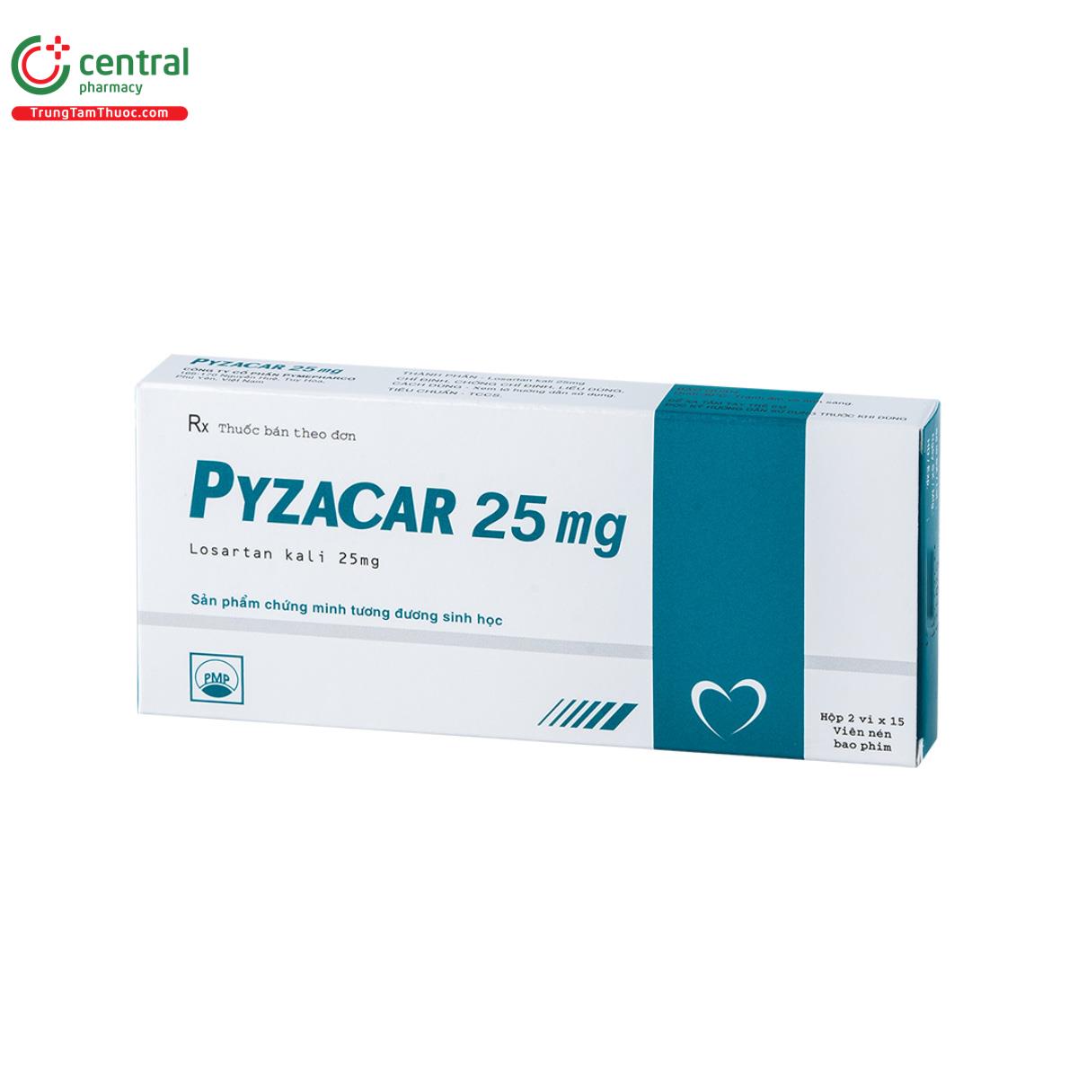 pyzacar 25mg 5 J3503