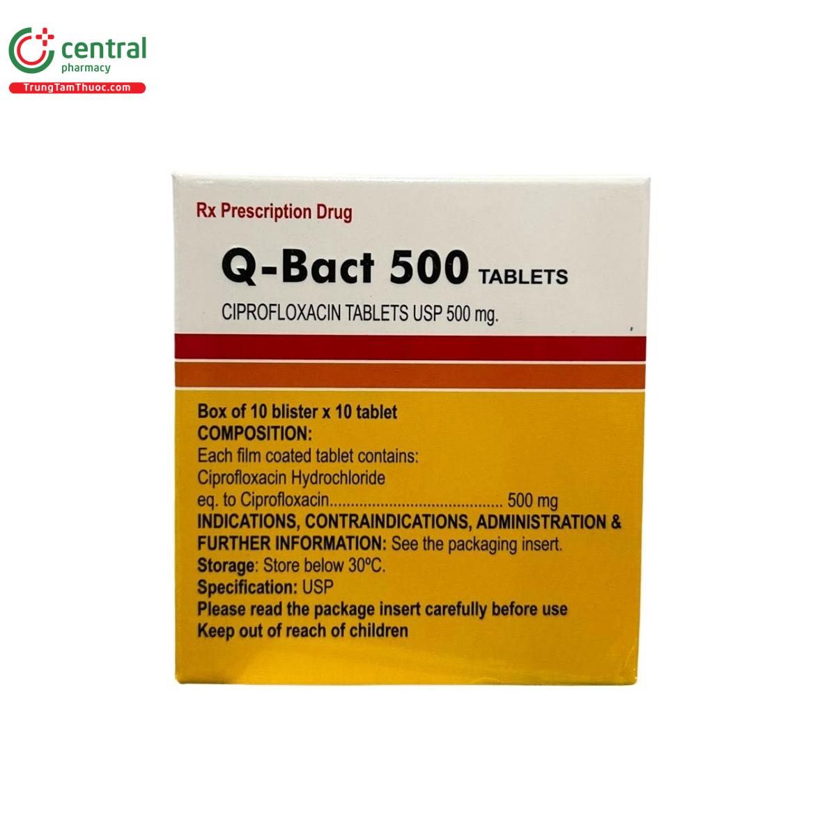 q bact 500 tablets 2 L4166