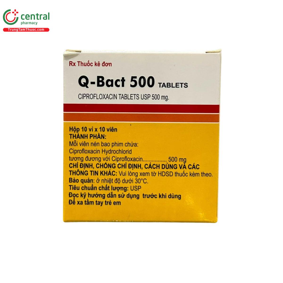 q bact 500 tablets 3 M4141