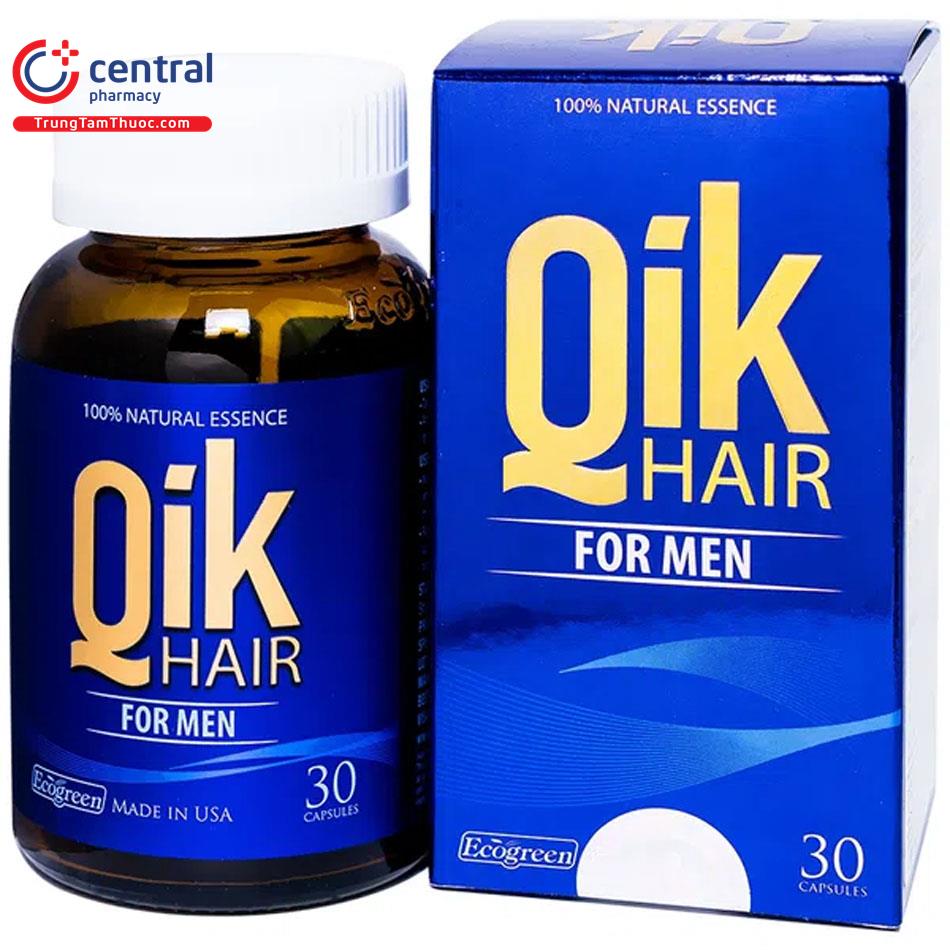 Qik Hair For Men  Giảm Rụng Tóc Kích Thích Mọc Tóc Cho Nam  Nhà Thuốc  Phương Chính