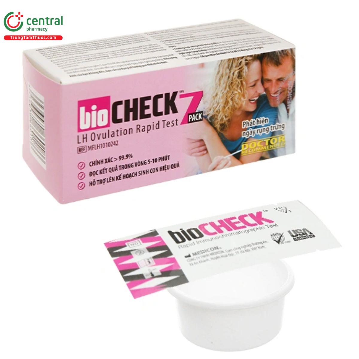 que thu rung trung biocheck lh ovulation rapid test 1 D1064