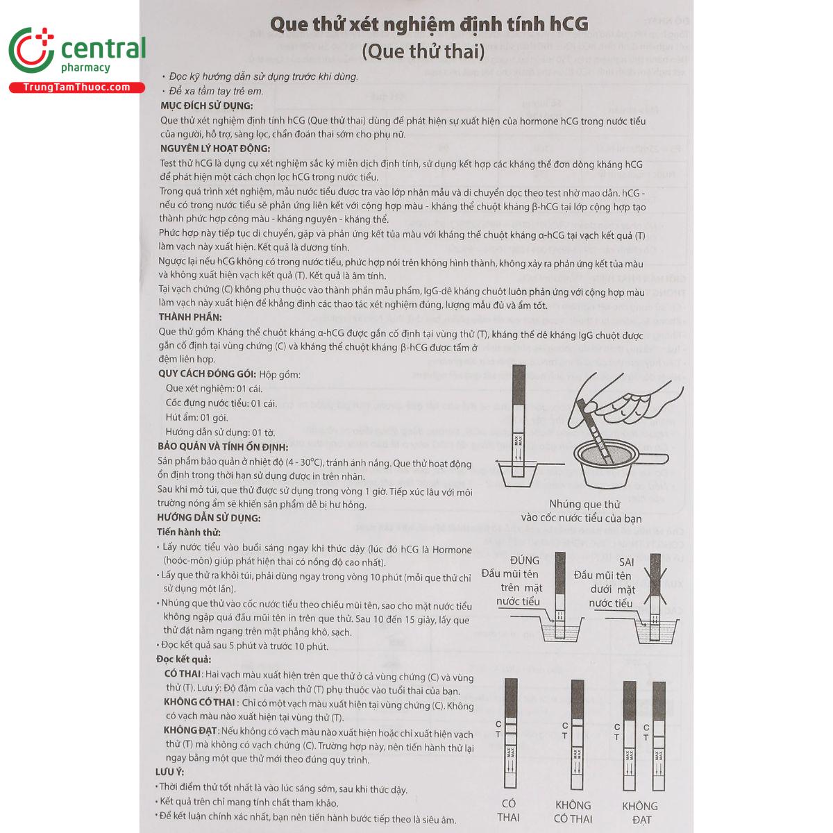 que thu thai prolex pregnancy test 11 D1774
