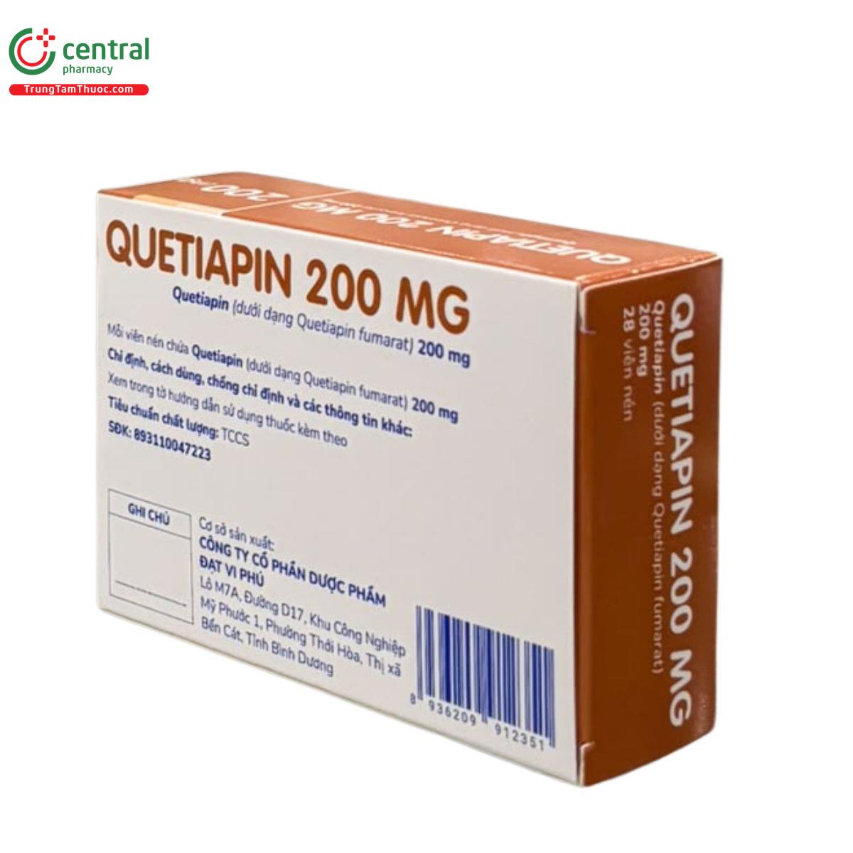 quetiapin 200mg 4 G2512