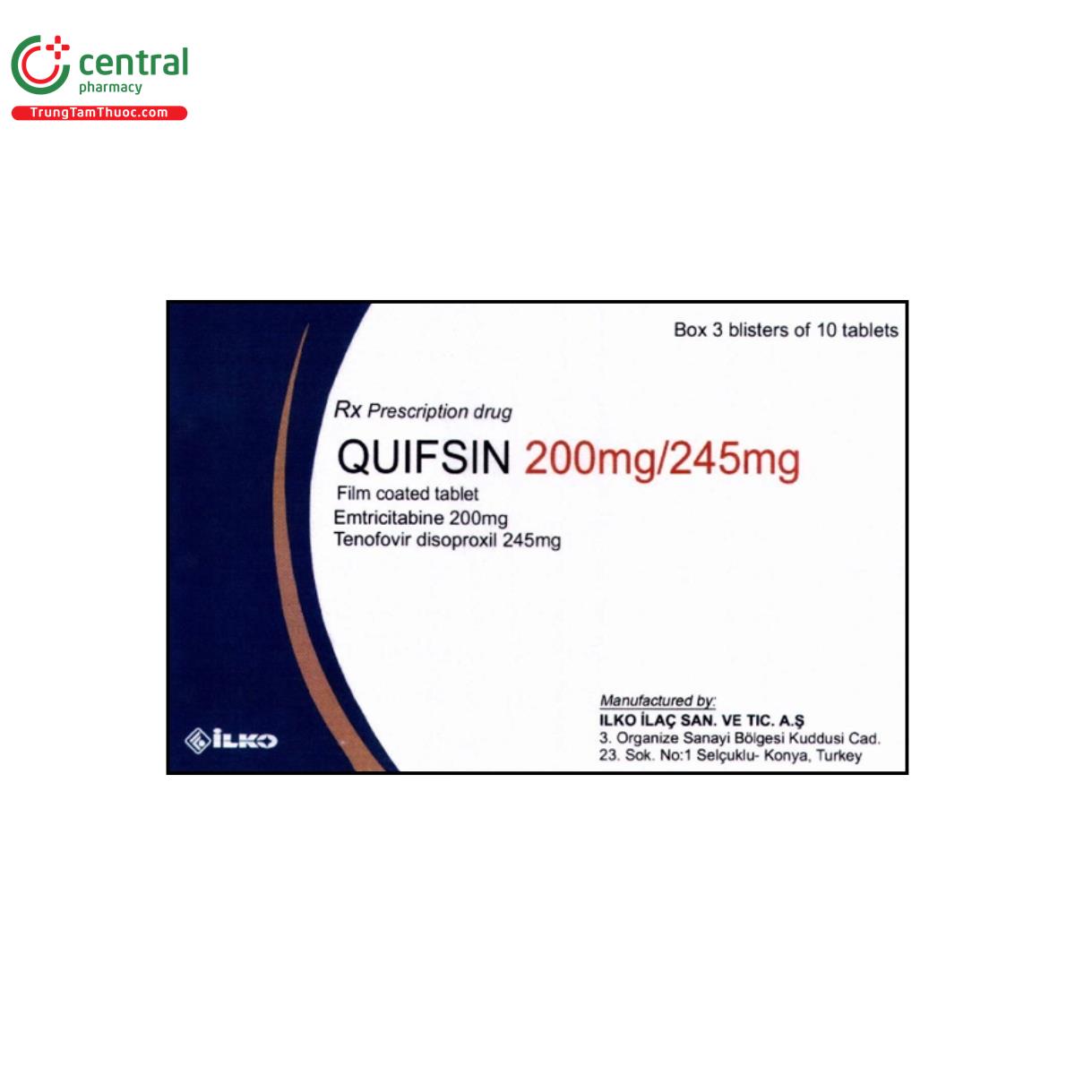 quifsin 200mg 245mg 1 H3154