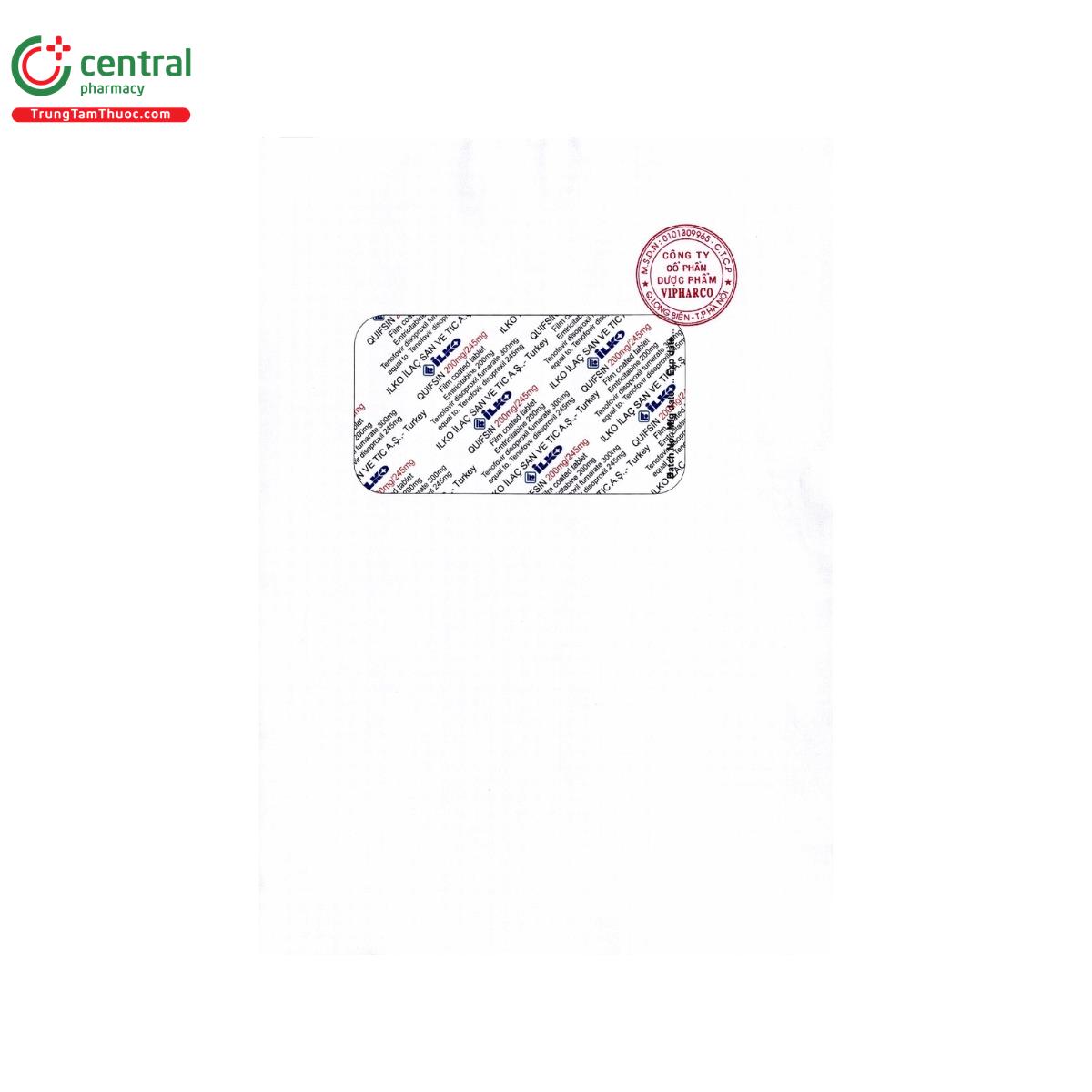 quifsin 200mg 245mg 3 G2142