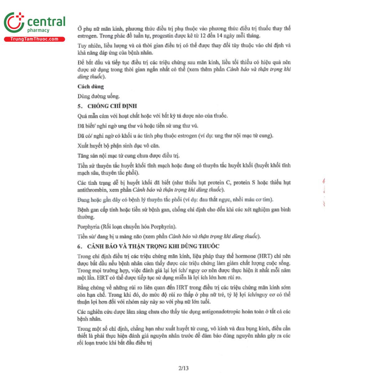 quileva 5mg 4 B0216