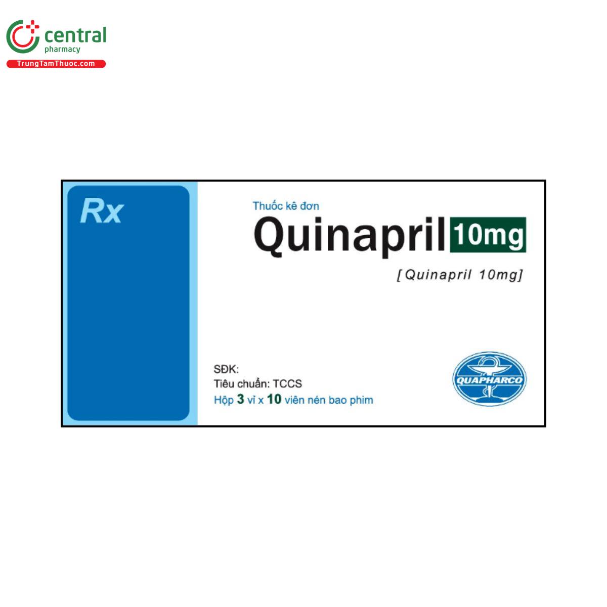 quinapril 10mg quapharco 1 M4121