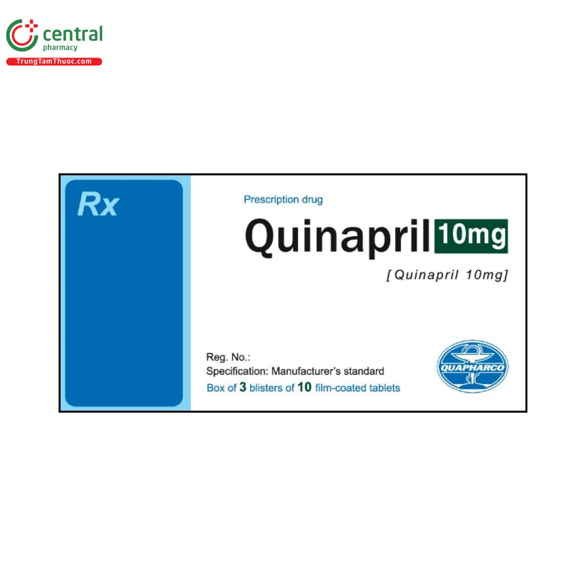 quinapril 10mg quapharco 2 F2474