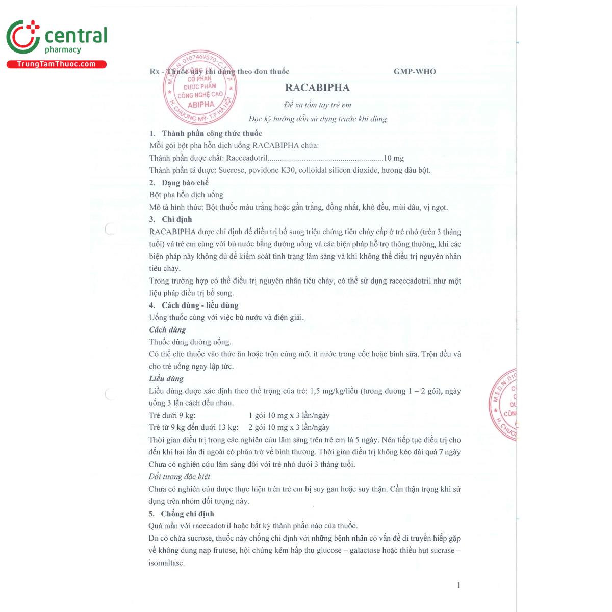 racabipha 10mg 5 Q6112 racabipha 10mg 5 Q6112